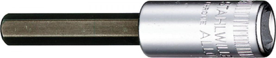Bit çelësi STAHLWILLE 1/4", hex 7/32", 55 mm, argjendtë