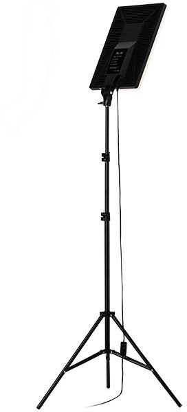 Llambë paneli TRACER Lumi PRO, me tripod 180 cm, me telekomandë, e bardhë