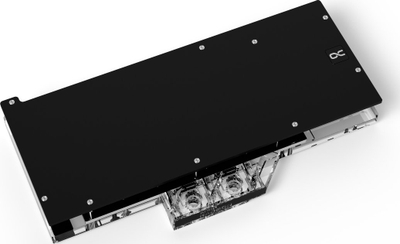 Bllok ftohës uji Alphacool Eisblock Aurora RX 7900XTX XT Toxic, full cover, RGB, kapak xhami transparent me backplate të zi