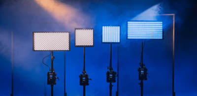 Panel LED NANLITE PavoSlim 120C, RGBWW, me softbox dhe eggcrate