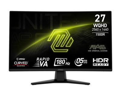 Monitor MSI MAG 274CQF, 27", QHD, 180Hz, i zi - Curved