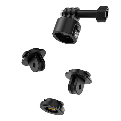 Adapter magnetik TELESIN Quick-release, filetë 1/4", për kamera aksion, i zi