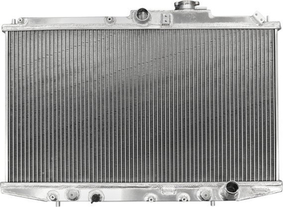 Radiator sportiv uji TurboWorks MG-EN-114, për Honda Accord MK VI 1998-2002, metalik i argjendtë
