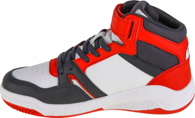 Këpucë sport për kalamoj Joma Platea Mid Jr 2406, me shirit ngjitës, taban gome, bardh e zi
