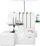 Makina qepse overlock Gritzner 788, 2–4 fije, transport diferencial, e bardhë