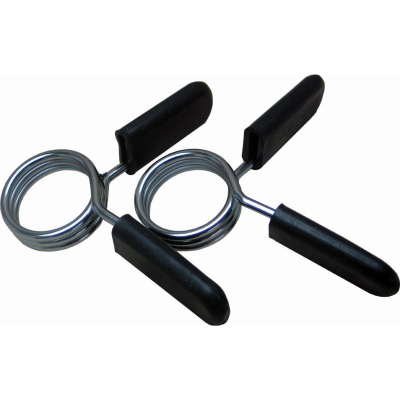 Kapëse me sustë për shtangë Best Sporting 613280, diametër 30 mm, set 2 copë, e zezë