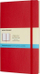 Fletore Moleskine Classic Soft Cover, 5" x 8.25", 240 faqe me pika, e kuqe