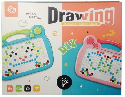 Tabelë vizatimi magnetike Swede Drawing, me stilolaps magnetik, prej druri, shumëngjyrëshe