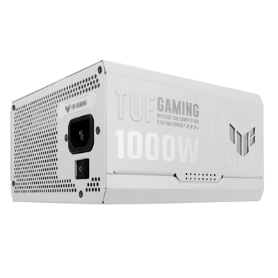 Напојување ASUS TUF Gaming 1000W, ATX 3.0, 80 PLUS Gold, бело