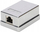 Kuti murale rrjeti Digitus CAT 6A, 1 port RJ45, metal, ngjyrë argjendi