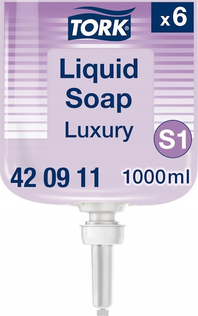 Sapun duarsh Tork Luxurious Liquid Soap S1, 1000ml, me aromë magnolie