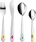 Set lugë dhe pirunë për fëmijë Tescoma BAMBINI, 4 copë, çelik inox, shumëngjyrësh