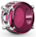 Rruazë për byzylyk Pandora Fuchsia Rose Oval Cabochon Charm, e argjendtë/rozë