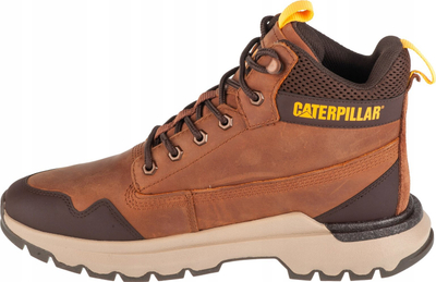 Këpucë të larta Caterpillar Colorado Sneaker WP M P725948, lëkurë nubuck, shollë gome, kafe