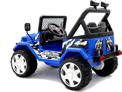 Makinë lodër me bateri Raptor S618, goma EVA, me telekomandë R/C, blu