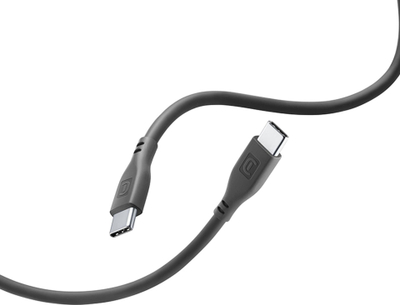 Kабел Cellularline Soft USB-C во USB-C, полнење и податоци, црн