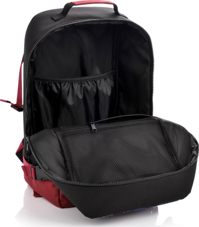 Çantë shpine Meteor Hermod 16877, 20L, poliester 600D, e zezë
