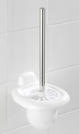 Furçë varëse WC Wenko Pure, plastike ABS, e bardhë
