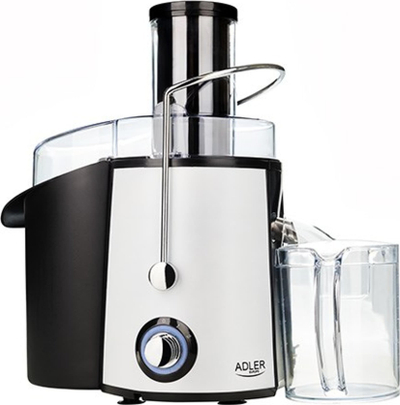 Shtrydhëse frutash Adler AD 4128, 1000W, shishe 1L, inox