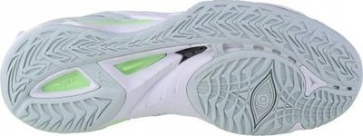 Këpucë për në palestër për goca Mizuno Wave Mirage 5, hendboll, të bardha