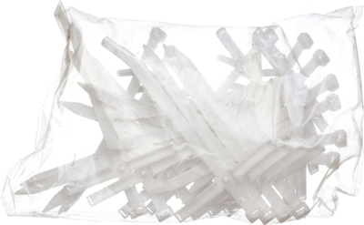 Mbajtëse kabllosh Elektro-Plast USMPK-12, kunj montimi i shpejtë, set 25 copë, e bardhë