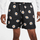 Pantallona të shkurtra Nike SPE+ AOP Flow Short DP, për meshkuj, me print, të zeza bardhë