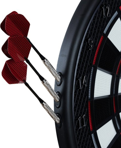 Tabllo elektronike darts Trizand, 27 lojëra, 6 shigjeta, e zezë