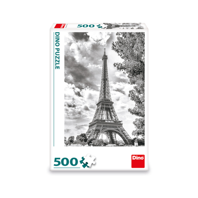 Puzzle Dino Black & White Eiffel Tower, 500 pjesë, 10+ vjeç