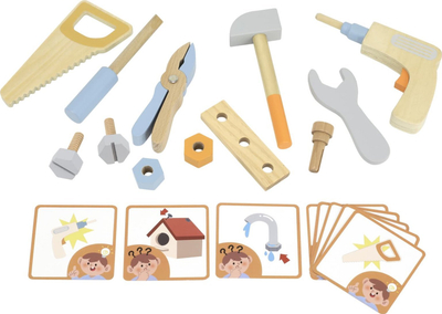 Set veglash druri për fëmijë PolarB Tool Set, 22 x 16 x 8 cm, shumëngjyrësh