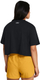 Спортска блуза Under Armour Boxy Crop Logo, кратки ракави, 100% полиестер, црна