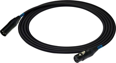 Kabllo audio XLR SSQ XX3 PRO, 3m, me konektorë Neutrik, e zezë