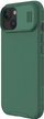 Kapak Nillkin CamShield Pro për Apple iPhone 15 Plus, TPU dhe polikarbonat, Deep Green