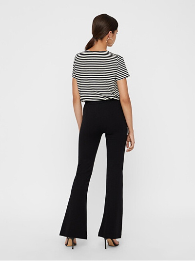 Pantallona për femra Vero Moda Flared Fit, XL, të zeza