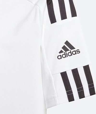 Fanellë futbolli adidas Squadra 21 Jr GN5740, për kalamaj, AEROREADY, e bardhë