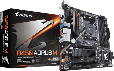 Pllaka amë Gigabyte B450 AORUS M, AMD Ryzen, 64 GB