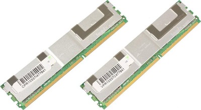 Memorie RAM CoreParts MMKN125-08GB, 8GB DDR2 667MHz ECC, kit 2x4GB, e gjelbër