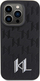 Mbrojtëse telefoni Karl Lagerfeld KLHCP15XPKLPKLK, lëkurë, për iPhone 15 Pro Max 6.7", e zezë