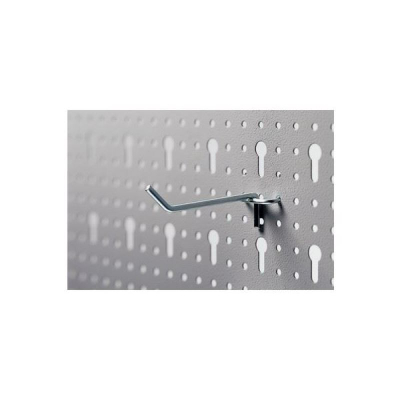 Grep paneli UNIOR Hooks 80, set 10 copë, metalik