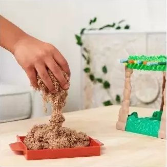 Lojë tavoline Spin Master Kinetic Sand Quicksand, me rërë kinetike, me figura me ngjyra