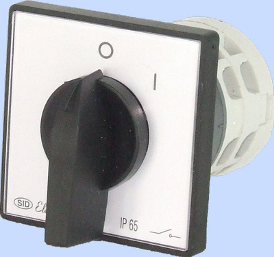 Ndërprerës rrotullues Elektromet Łuk E25-12, 3P 25A, IP65, me pllakë