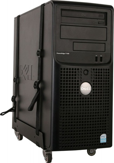 Mbajtëse PC Techly ICA-CS 61, universale, me rrota, e zezë