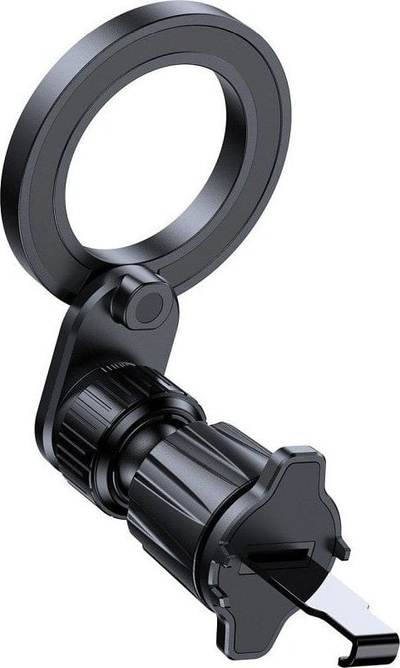 Mbajtëse magnetike për makinë Blue Star Mag Twist, për ajrosje, MagSafe, e zezë