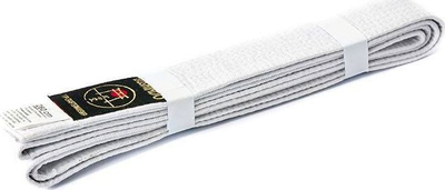 Појас за карате Bushindo Obi, 220cm, памук, бел