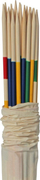 Loja kopshti Master Mikado, shkopinj druri 95 cm, set 25 copë, shumëngjyrëshe