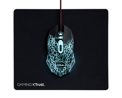 Maus gaming Trust BASICS, wireless, 4000 DPI, me mousepad