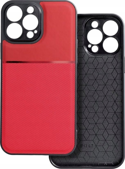 Kllëf telefoni Noble për Xiaomi Redmi Note 13 Pro 5G, TPU, me magnet, i kuq