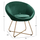 Kolltuk këmbë kryq velvet 74×64×79 cm (HM8468.03), gjelbër