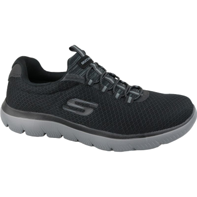 Atlete për burra Skechers Summits M 52811 BKCC, slip on, të zeza