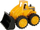 Lodër kamion ndërtimi JCB Mini Wheeled Loader, 7\", metalik, shumëngjyrësh