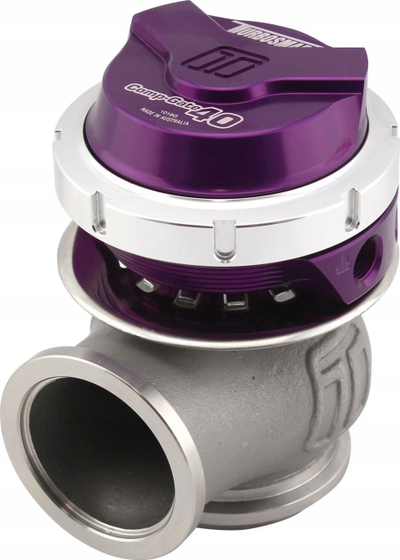 Wastegate i jashtëm Turbosmart GenV CompGate40, 40mm, 14PSI, vjollcë
